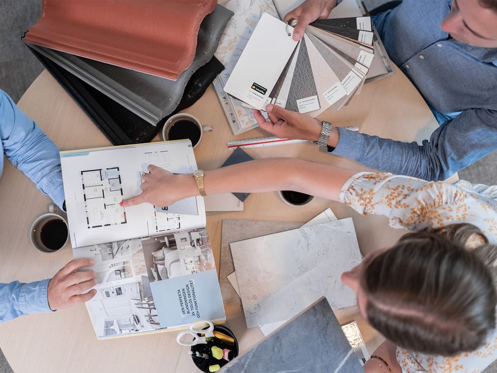 Diskussion över vilka tillval som är bäst när man ska bygga hus