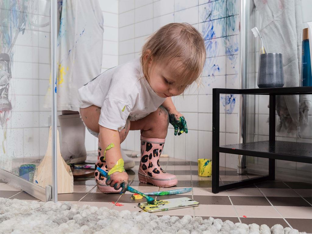 Bild visar fördel med att vara försäkrad när man bygger hus