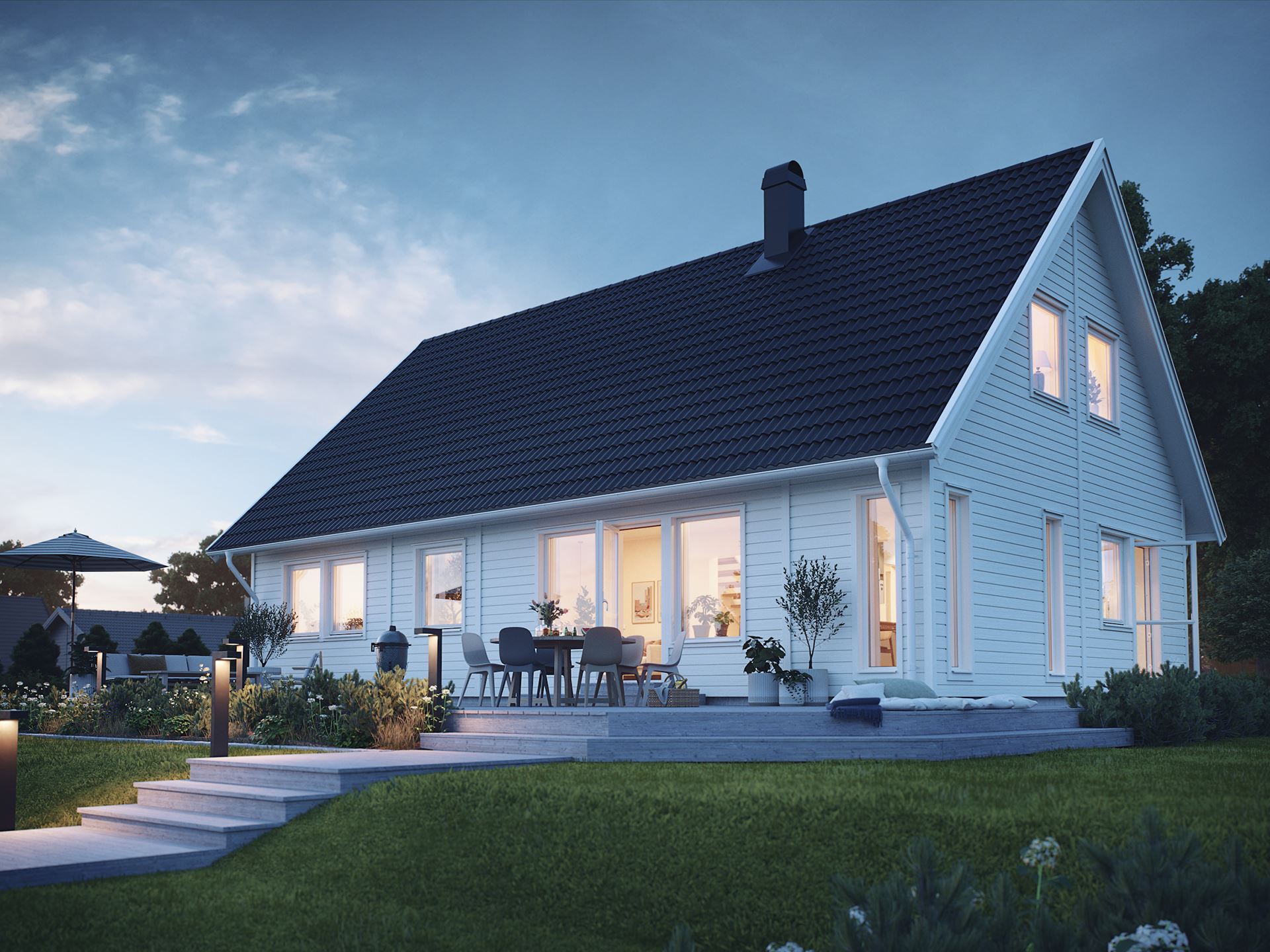 1,5 planshus Villa Kalmar från Smålandsvillan