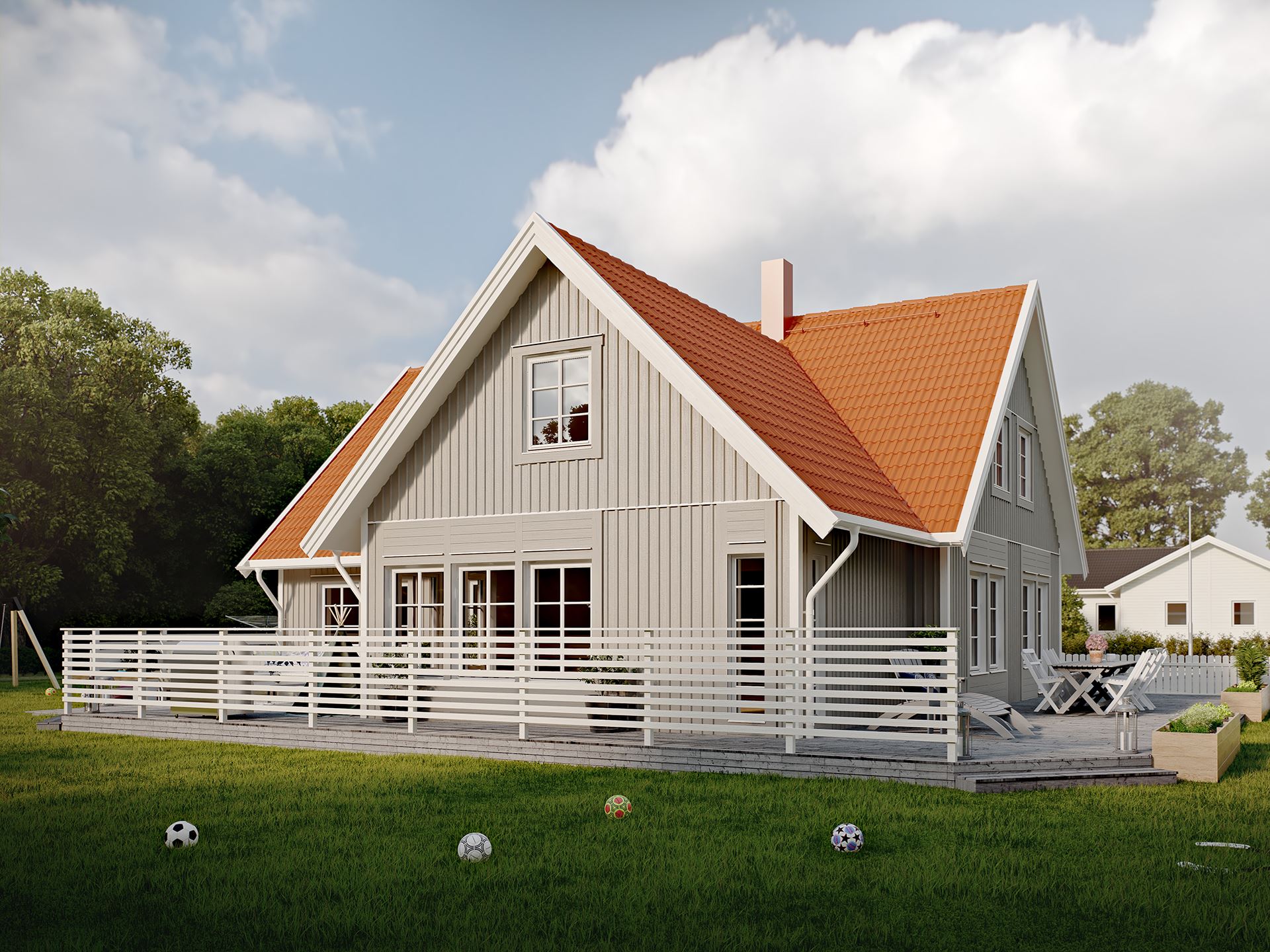 Bygga 1,5 planshus Villa Lekeryd med Smålandsvillan