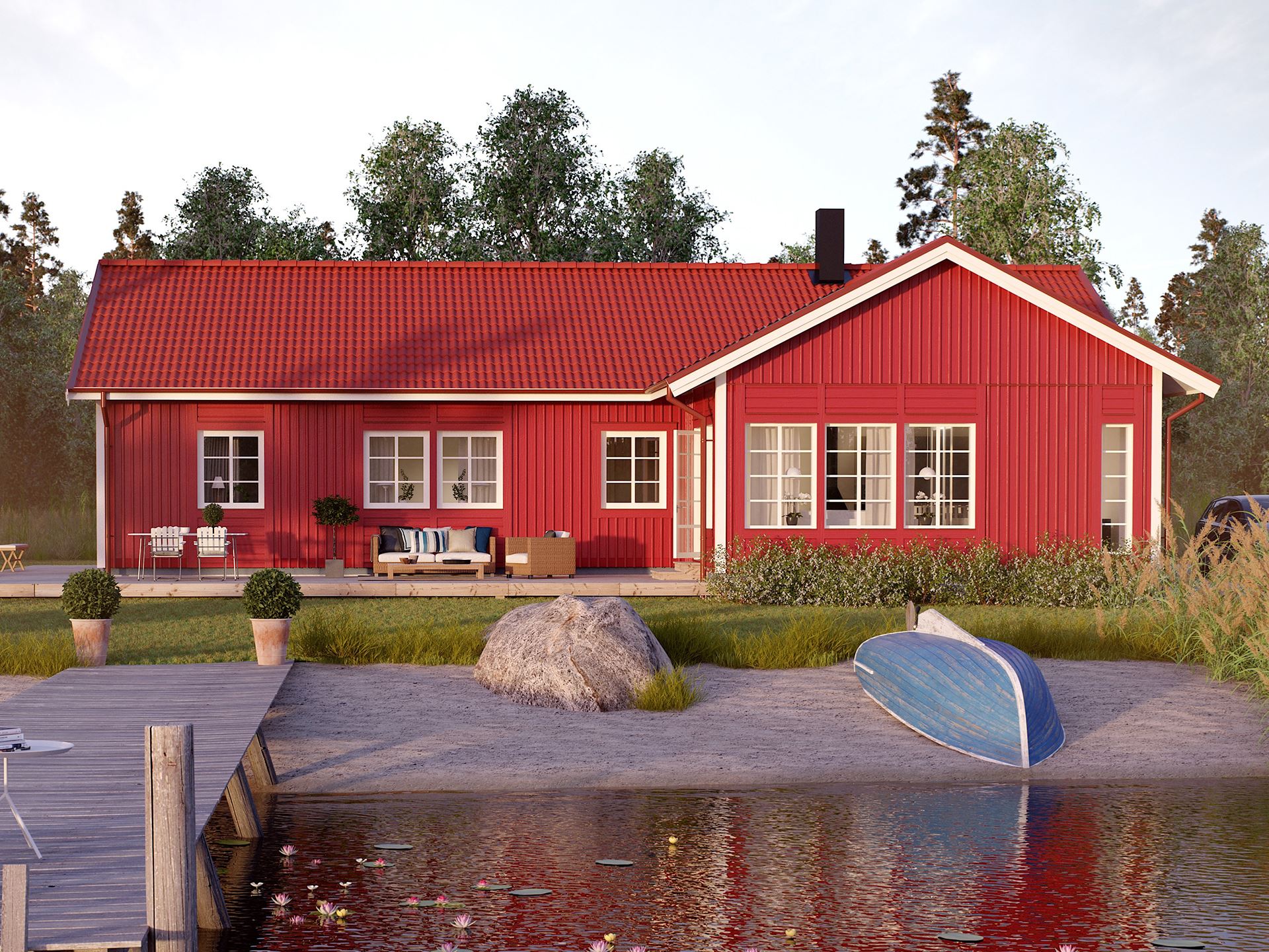 Smart vinkelhus "Villa Vetlanda"