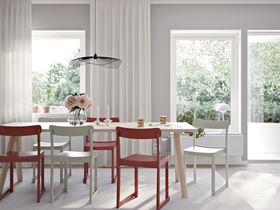 Vardagsrum med modern inredning