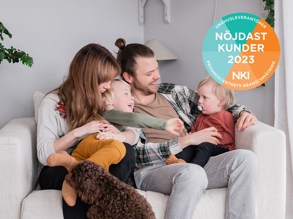 Kunder nöjda med sitt val av hustillverkare
